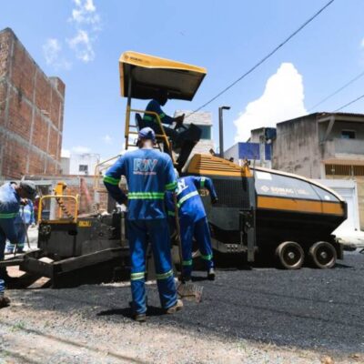 Mais de 70 ruas já foram requalificadas através do Programa Pavimenta Itabuna
