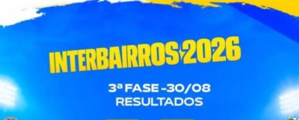 Prefeitura de Itabuna divulga tabela das seleções classificadas às quartas-de-final do Campeonato Interbairros de Futebol