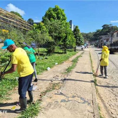 Mutirão de varrição reforça limpeza de vias em Ilhéus