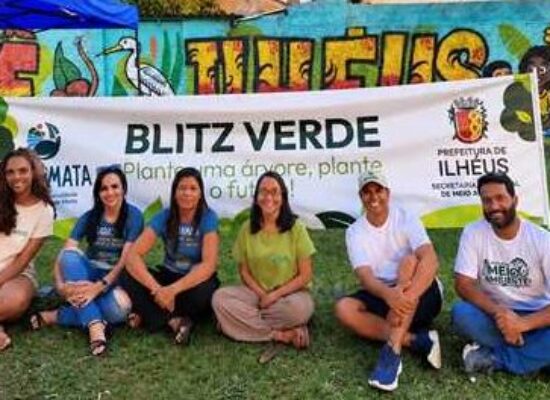 Blitz Verde promove arborização e distribuição de mudas na Sapetinga