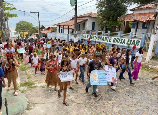 Caminhada em Olivença reforça proteção e direitos de mulheres e meninas indígenas