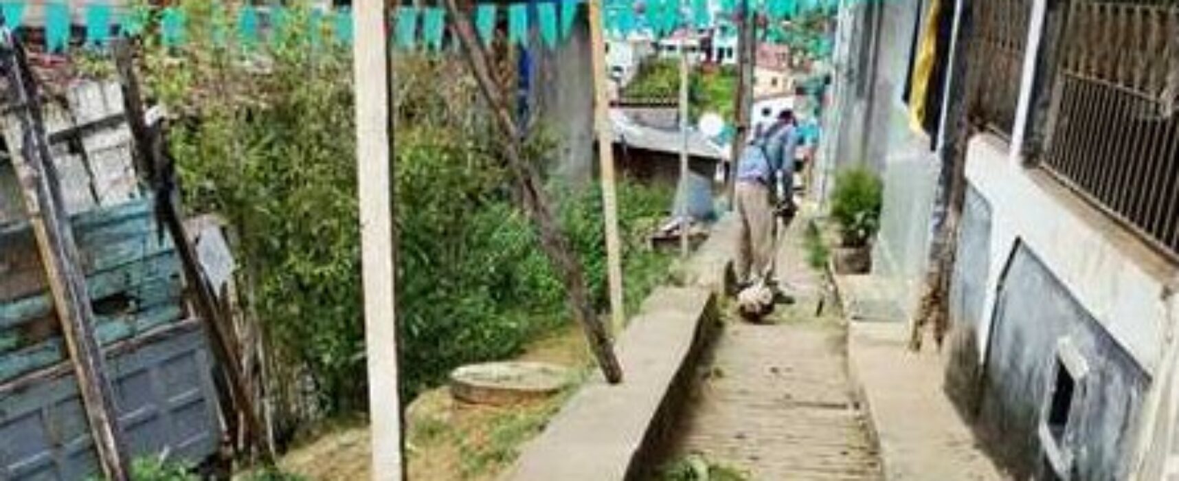 Roçagem e capinagem são realizadas em ruas do Alto do Amparo