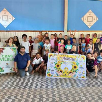 Adolescentes do CRAS Vilela usam rimas para falar sobre cidadania e valorização da vida