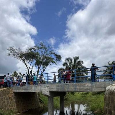 Nova Ponte do Japu é entregue após substituição de antiga estrutura de madeira