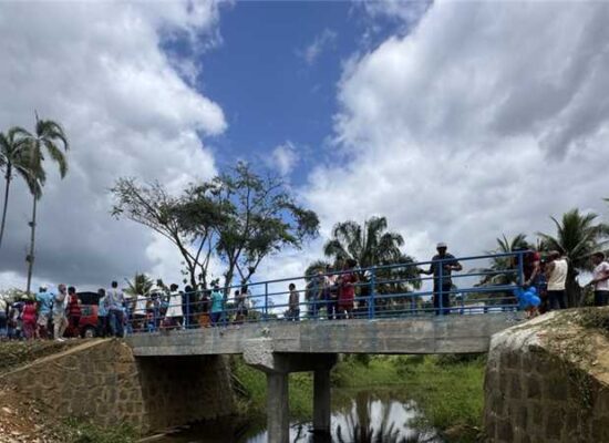Nova Ponte do Japu é entregue após substituição de antiga estrutura de madeira