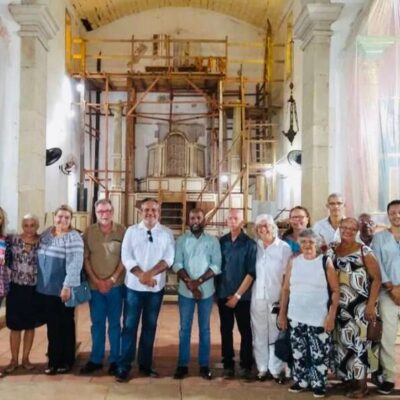 *Bebeto ajudou a restaurar Igreja de São Jorge e reforça compromisso com outros patrimônios de Ilhéus*