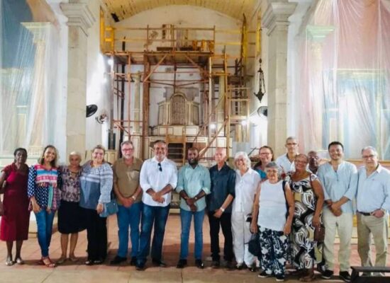 *Bebeto ajudou a restaurar Igreja de São Jorge e reforça compromisso com outros patrimônios de Ilhéus*