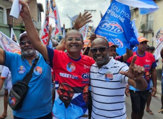 *Caminhadas mostram força de Bebeto e Gazo no Recôncavo Baiano*