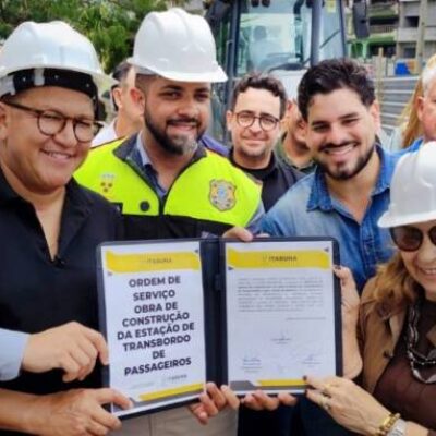 Prefeito Augusto Castro assina ordem de serviço e obras da Estação de Transbordo do Sistema de Transporte Público de Itabuna se iniciam