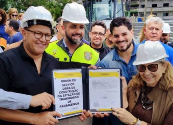 Prefeito Augusto Castro assina ordem de serviço e obras da Estação de Transbordo do Sistema de Transporte Público de Itabuna se iniciam