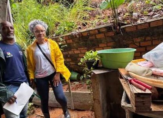 Promoção Social acompanha famílias afetadas pelas chuvas no Alto do Nerival