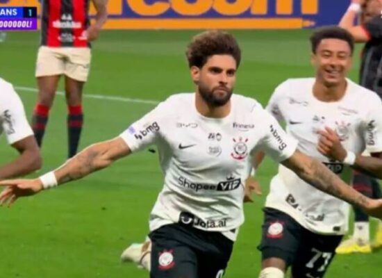 Vitória sai na frente, mas cede empate para o Corinthians na Neo Química Arena