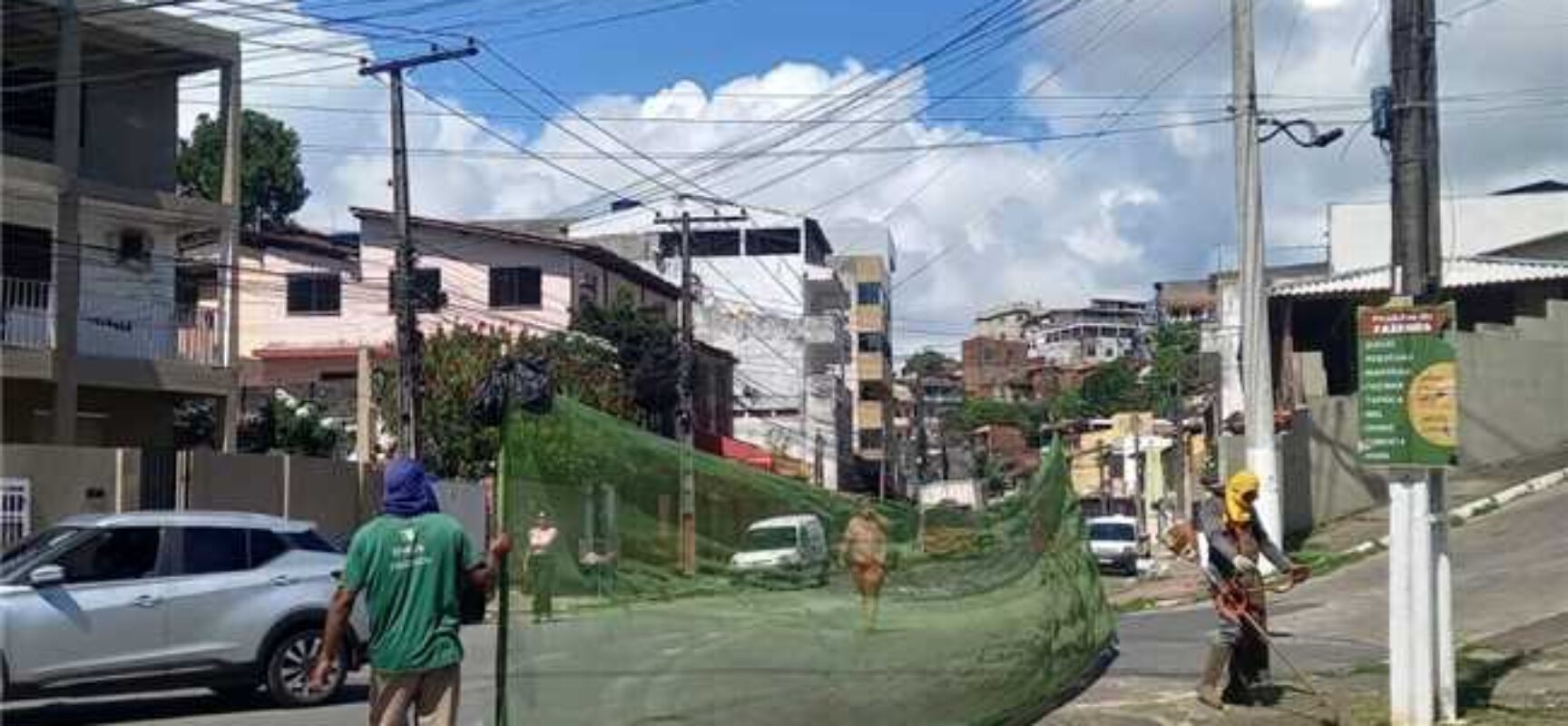 Prefeitura realiza serviços de roçagem e capinagem em diferentes pontos de Ilhéus
