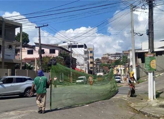 Prefeitura realiza serviços de roçagem e capinagem em diferentes pontos de Ilhéus